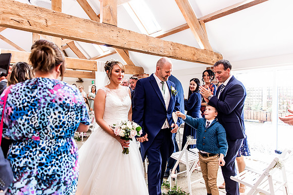 Hanbury Barn Wedding Photography - Laura & Phil-372