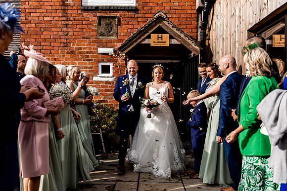 Hanbury Barn Wedding Photography - Laura & Phil-383