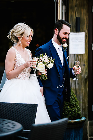 Three Horseshoes Wedding Photography - Staffordshire Weddding Photographer - Laura & Louis-299