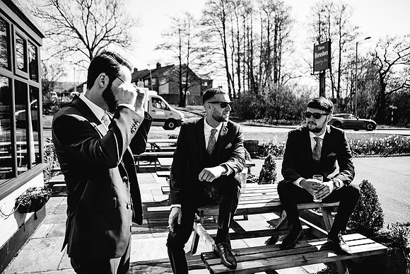 Three Horseshoes Wedding Photography - Staffordshire Weddding Photographer - Laura & Louis-219