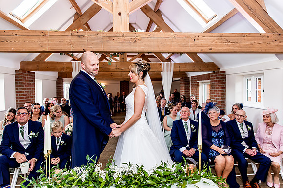 Hanbury Barn Wedding Photography - Laura & Phil-320