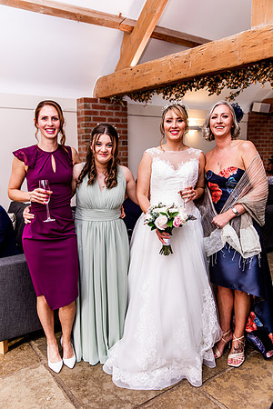 Hanbury Barn Wedding Photography - Laura & Phil-478