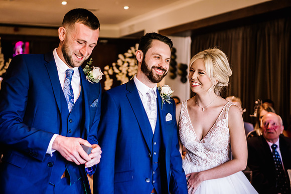 Three Horseshoes Wedding Photography - Staffordshire Weddding Photographer - Laura & Louis-265