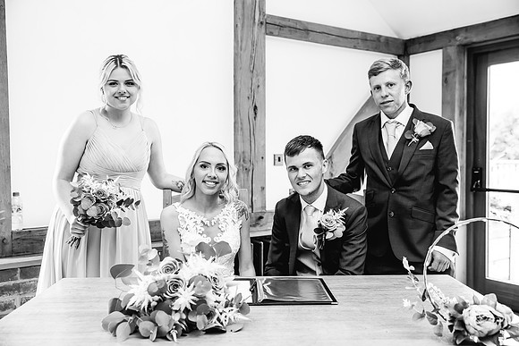 Sandhole Oak Barn Wedding Photography - Caitlin & Shane-385