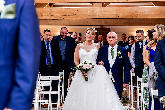 Hanbury Barn Wedding Photography - Laura & Phil-287