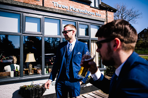 Three Horseshoes Wedding Photography - Staffordshire Weddding Photographer - Laura & Louis-222