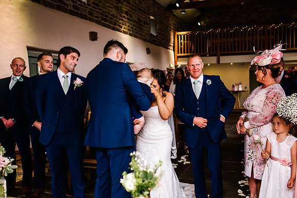 The Ashes Barns Wedding - Emma & Alistair-340