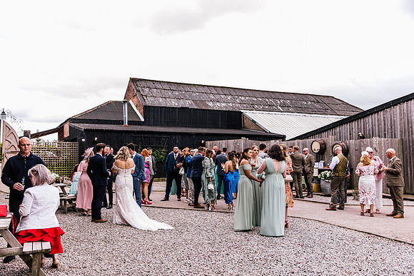 Alcumlow Wedding Barn Photography - Aimee & Mike-442