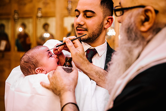 Greek Orthodox Cheristening - Staffordshire Event Photography-250