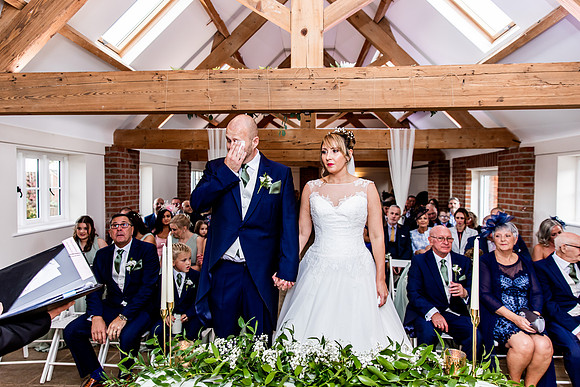 Hanbury Barn Wedding Photography - Laura & Phil-296