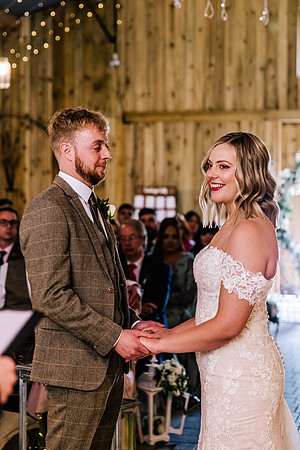 Alcumlow Wedding Barn Photography - Aimee & Mike-302