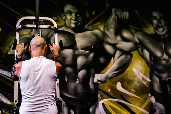 Staffordshire Fitness Photography - THe Fitness At Old School Jims Bodybuilding & Fitness - PT Shoot-24