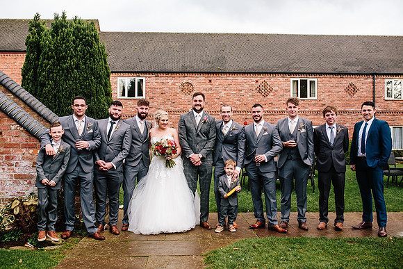 Slaters Country Inn Wedding Photography - Katie & Louis - Staffordshire Wedding Photographer-342