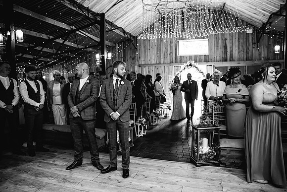 Alcumlow Wedding Barn Photography - Aimee & Mike-282