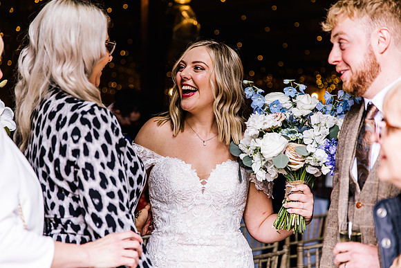Alcumlow Wedding Barn Photography - Aimee & Mike-374