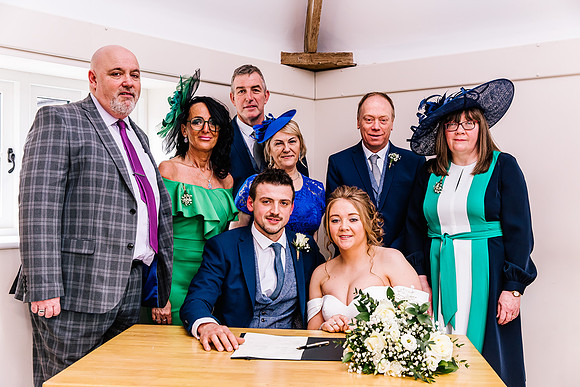 Hanbury Barn Wedding Photography - Hannah & Adam-346