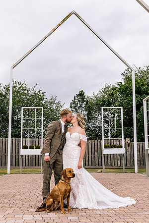 Alcumlow Wedding Barn Photography - Aimee & Mike-648