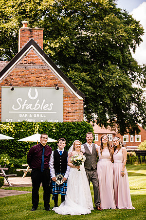 Manor House Hotel - Alsager Wedding - Louise & Jack-469