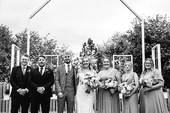 Alcumlow Wedding Barn Photography - Aimee & Mike-485
