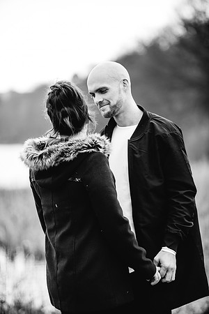 Trentham Gardens - Engagement Shoot - Staffordshire Wedding Photographer-55