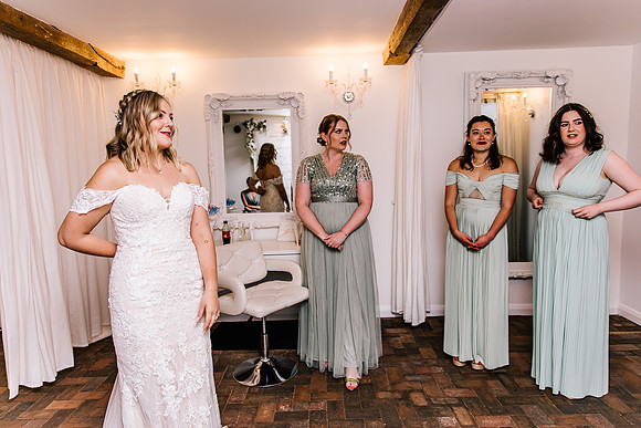 Alcumlow Wedding Barn Photography - Aimee & Mike-183