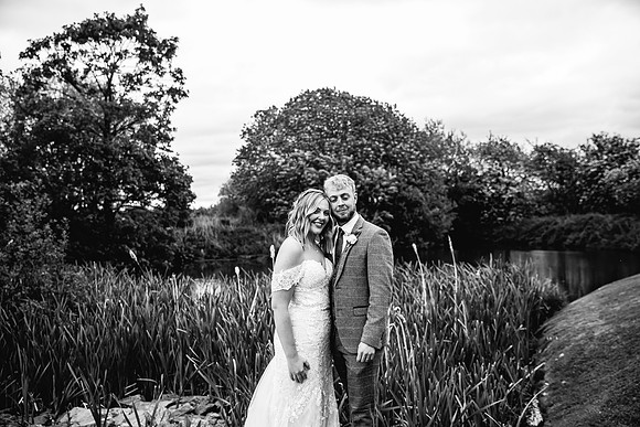 Alcumlow Wedding Barn Photography - Aimee & Mike-669