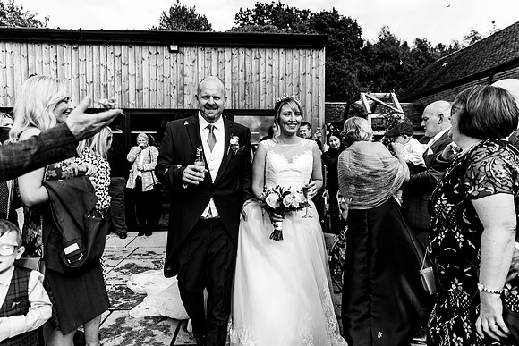 Hanbury Barn Wedding Photography - Laura & Phil-402
