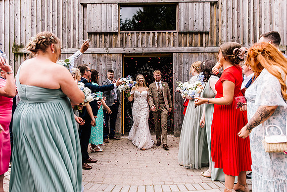 Alcumlow Wedding Barn Photography - Aimee & Mike-403