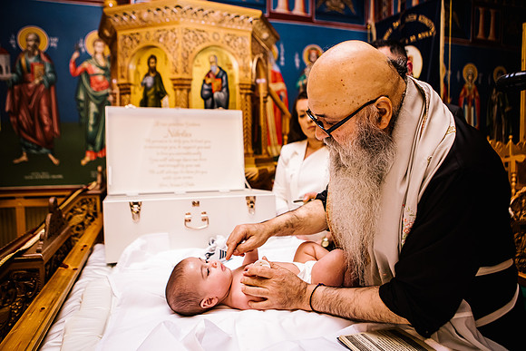 Greek Orthodox Cheristening - Staffordshire Event Photography-213
