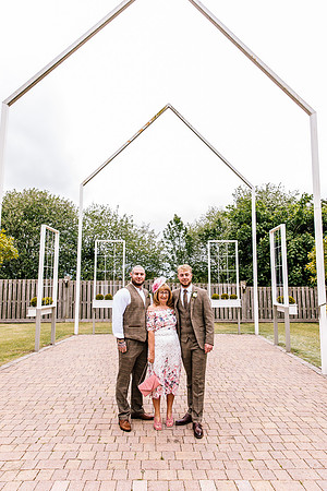 Alcumlow Wedding Barn Photography - Aimee & Mike-613
