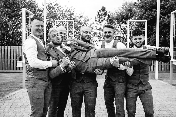 Alcumlow Wedding Barn Photography - Aimee & Mike-523