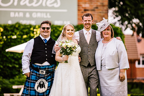 Manor House Hotel - Alsager Wedding - Louise & Jack-460