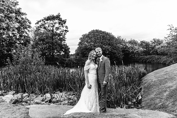 Alcumlow Wedding Barn Photography - Aimee & Mike-672