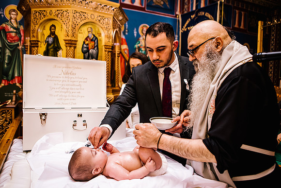 Greek Orthodox Cheristening - Staffordshire Event Photography-228