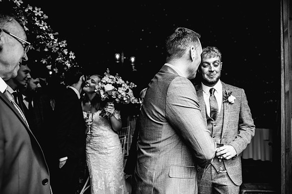 Alcumlow Wedding Barn Photography - Aimee & Mike-380