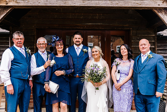 Sandhole Oak Barn Wedding Photography - Becky & Sam-323