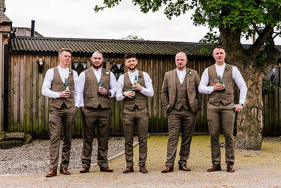 Alcumlow Wedding Barn Photography - Aimee & Mike-488