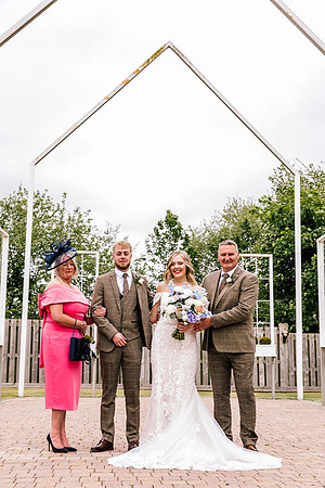 Alcumlow Wedding Barn Photography - Aimee & Mike-474