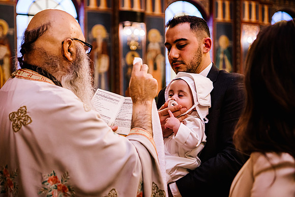 Greek Orthodox Cheristening - Staffordshire Event Photography-310