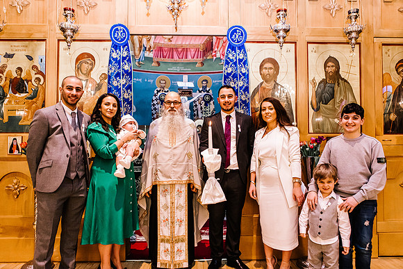 Greek Orthodox Cheristening - Staffordshire Event Photography-362
