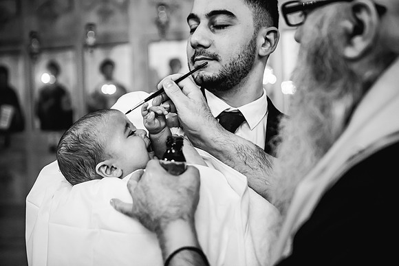 Greek Orthodox Cheristening - Staffordshire Event Photography-252