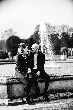 Trentham Gardens - Engagement Shoot - Staffordshire Wedding Photographer-5