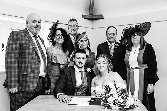 Hanbury Barn Wedding Photography - Hannah & Adam-347