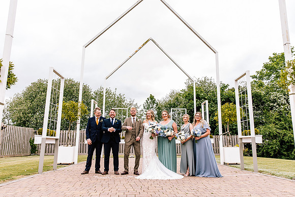Alcumlow Wedding Barn Photography - Aimee & Mike-482