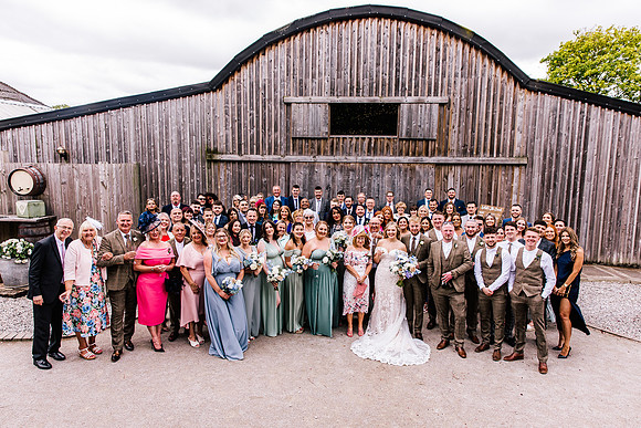 Alcumlow Wedding Barn Photography - Aimee & Mike-450