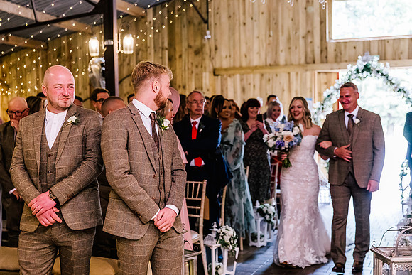 Alcumlow Wedding Barn Photography - Aimee & Mike-283