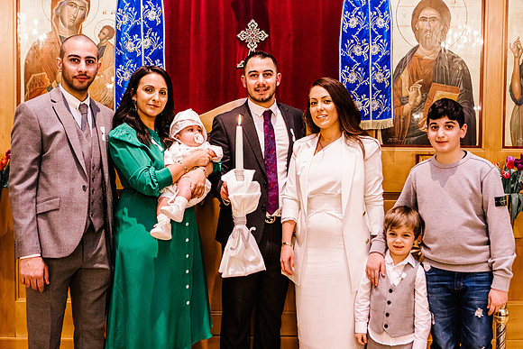 Greek Orthodox Cheristening - Staffordshire Event Photography-363