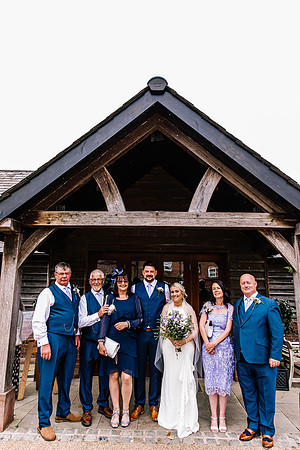 Sandhole Oak Barn Wedding Photography - Becky & Sam-321