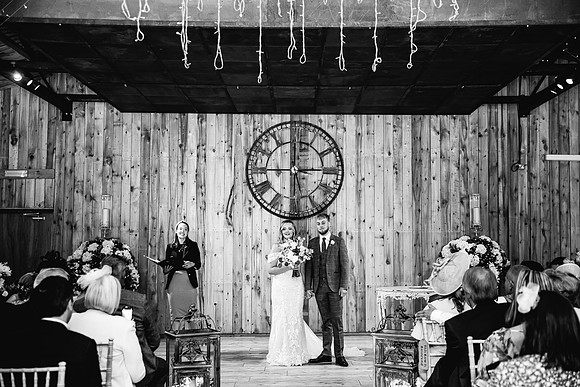 Alcumlow Wedding Barn Photography - Aimee & Mike-359