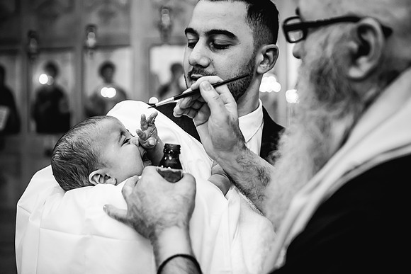 Greek Orthodox Cheristening - Staffordshire Event Photography-251